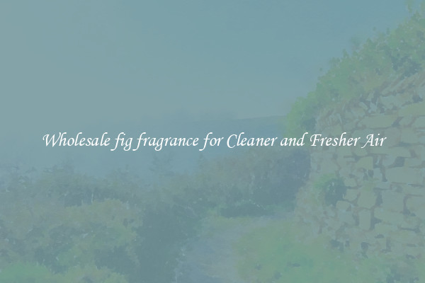 Wholesale fig fragrance for Cleaner and Fresher Air