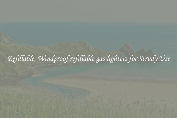 Refillable, Windproof refillable gas lighters for Strudy Use
