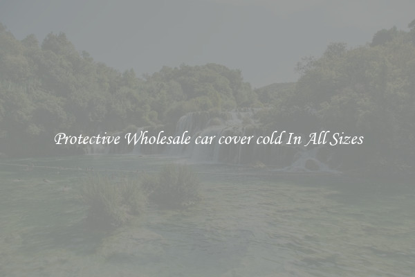 Protective Wholesale car cover cold In All Sizes