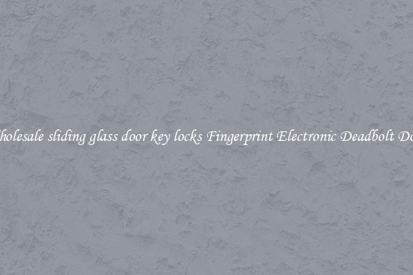 Wholesale sliding glass door key locks Fingerprint Electronic Deadbolt Door 